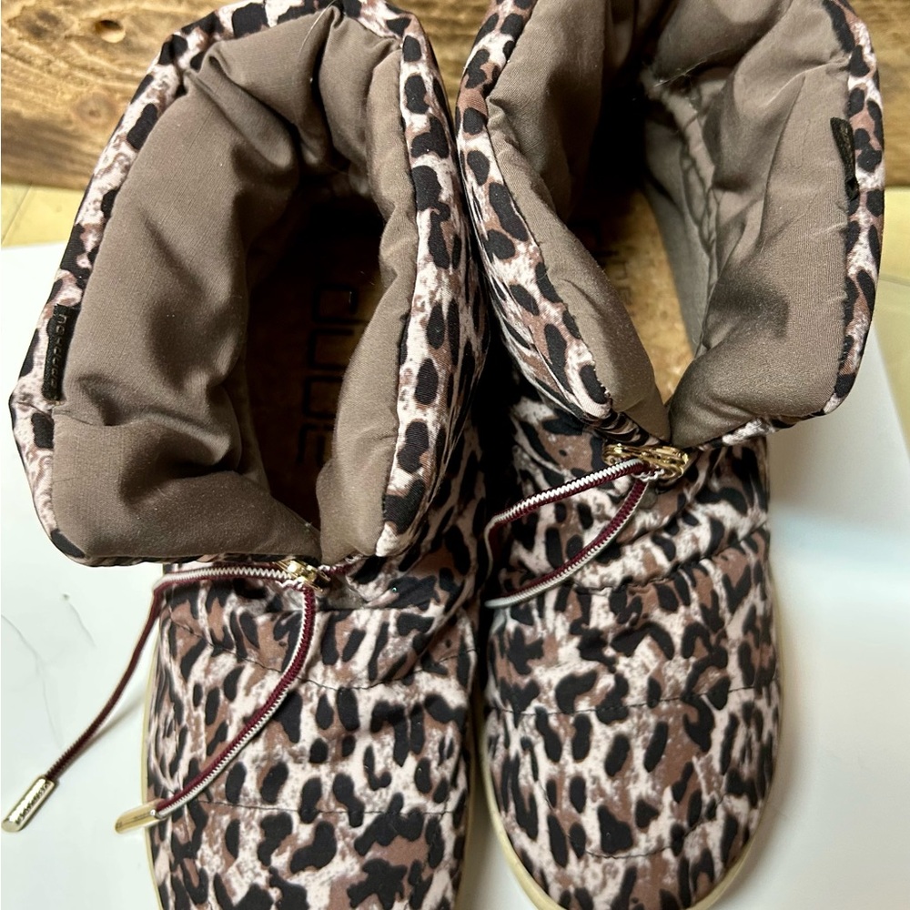 Margot Leopard Print Winter Boots
